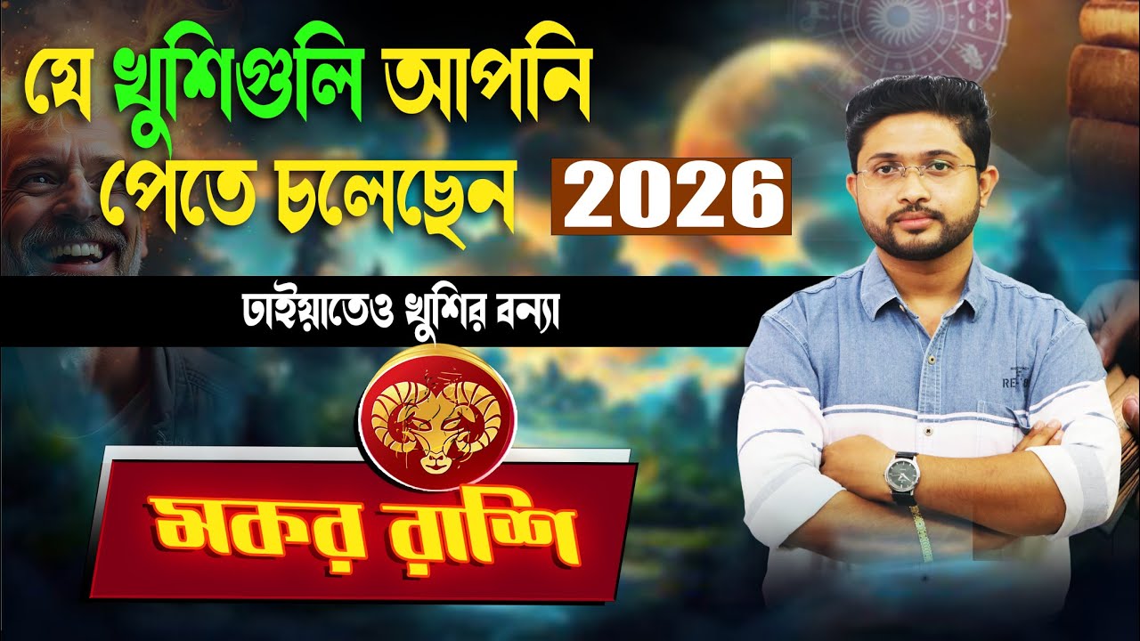 মকর রাশি ♑। Capricorn Sign🐐। যে খুশিগুলির কারণে 2026 আপনার জন্য special।