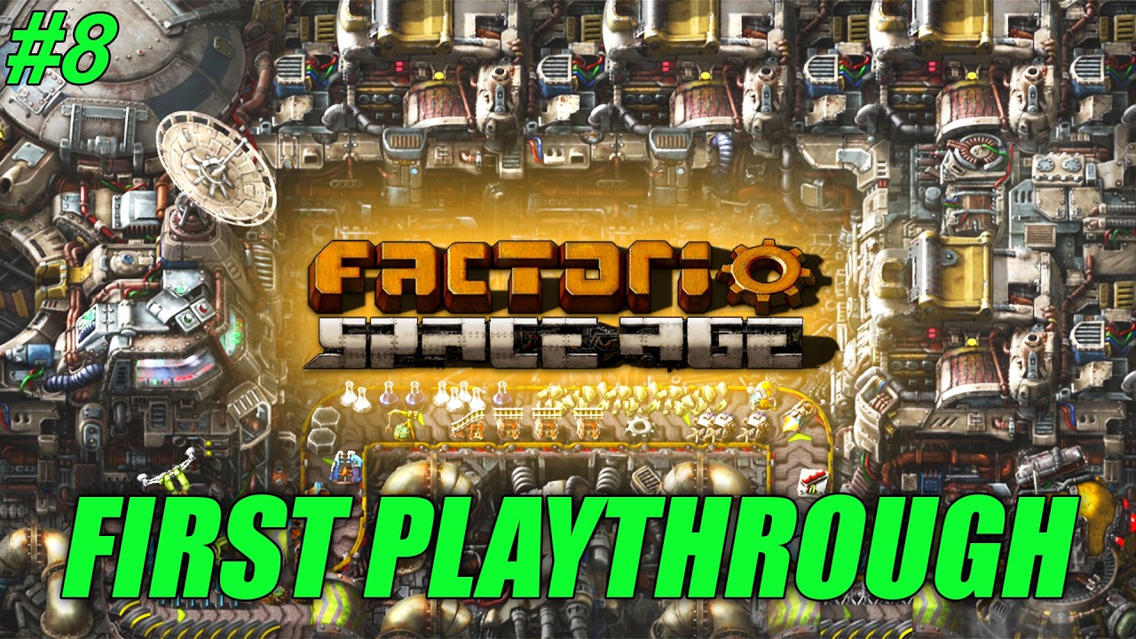 🔴FACTORIO SPACE AGE🔴 NOOBS FIRST PLAYTHROUGH: EP 8