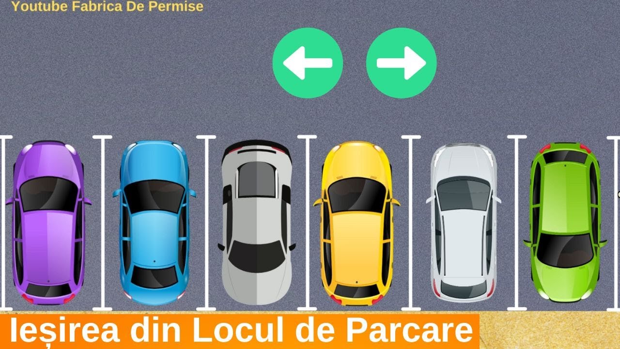 Ieșirea din Locul de Parcare cu Fața / Spatele - Explicată &icirc;n Pași Simpli