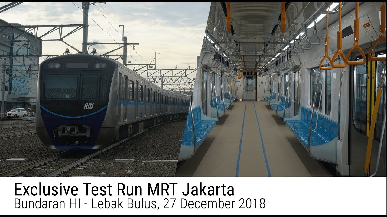Ujicoba Naik MRT Jakarta! Bundaran HI - Lebak Bulus dalam 30 Menit