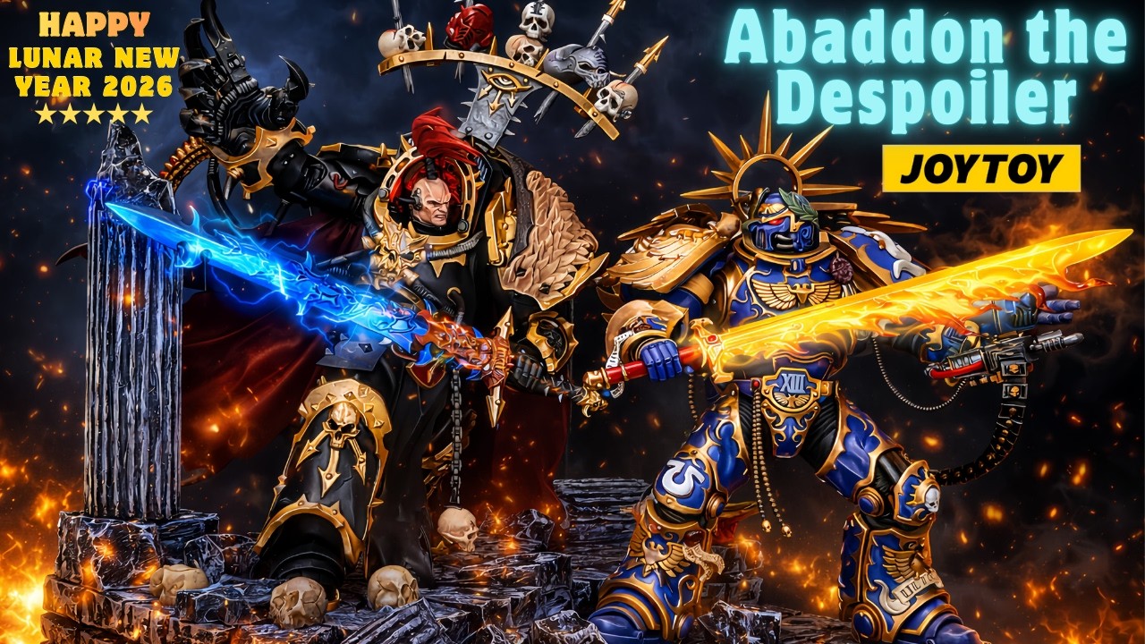 Unboxing ABADDON THE DESPOILER - Best JOYTOY WARHAMMER 40K action figure - HAPPY LUNAR NEW YEAR 2026