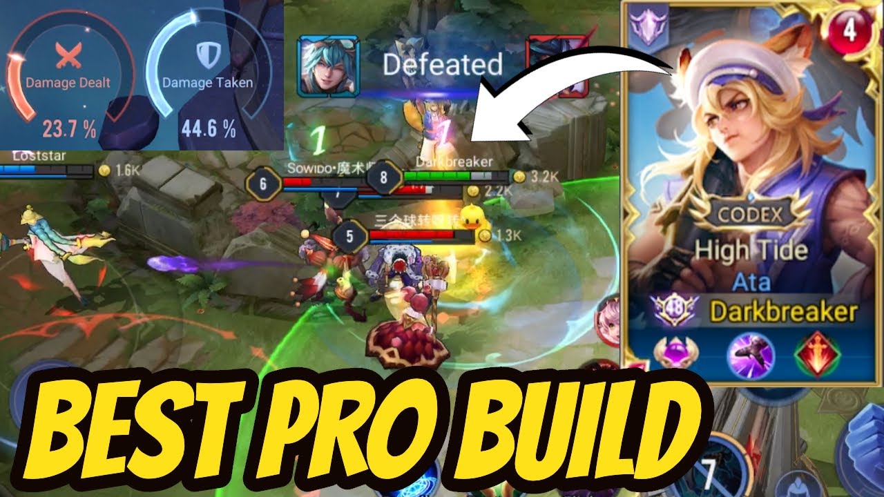ATA BEST PRO BUILD USED IN THE APL - INSANE TANK  | AoV | 傳說對決 | RoV | Li&ecirc;n Qu&acirc;n Mobile