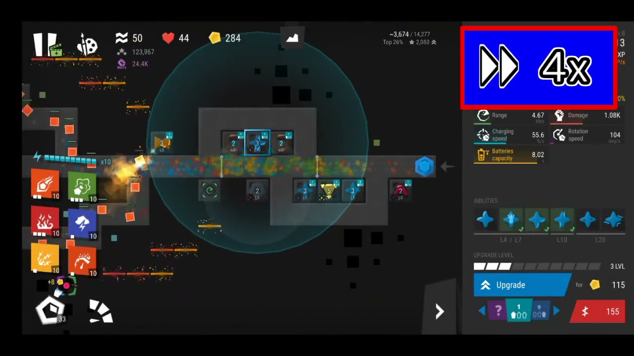 Infinitode 2　ステージ6を一挙攻略！～各ステージの特徴と注意点～