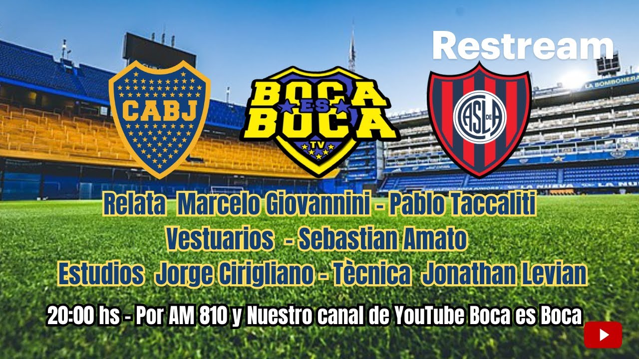 Boca vs San Lorenzo - Fecha 10 LPF
