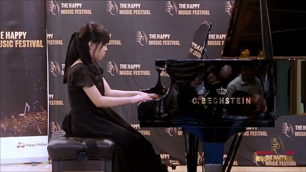 Etude in G major Op 91 no 7 by Moszkowski By Jolene Toh - The Happy Music Festival 2025