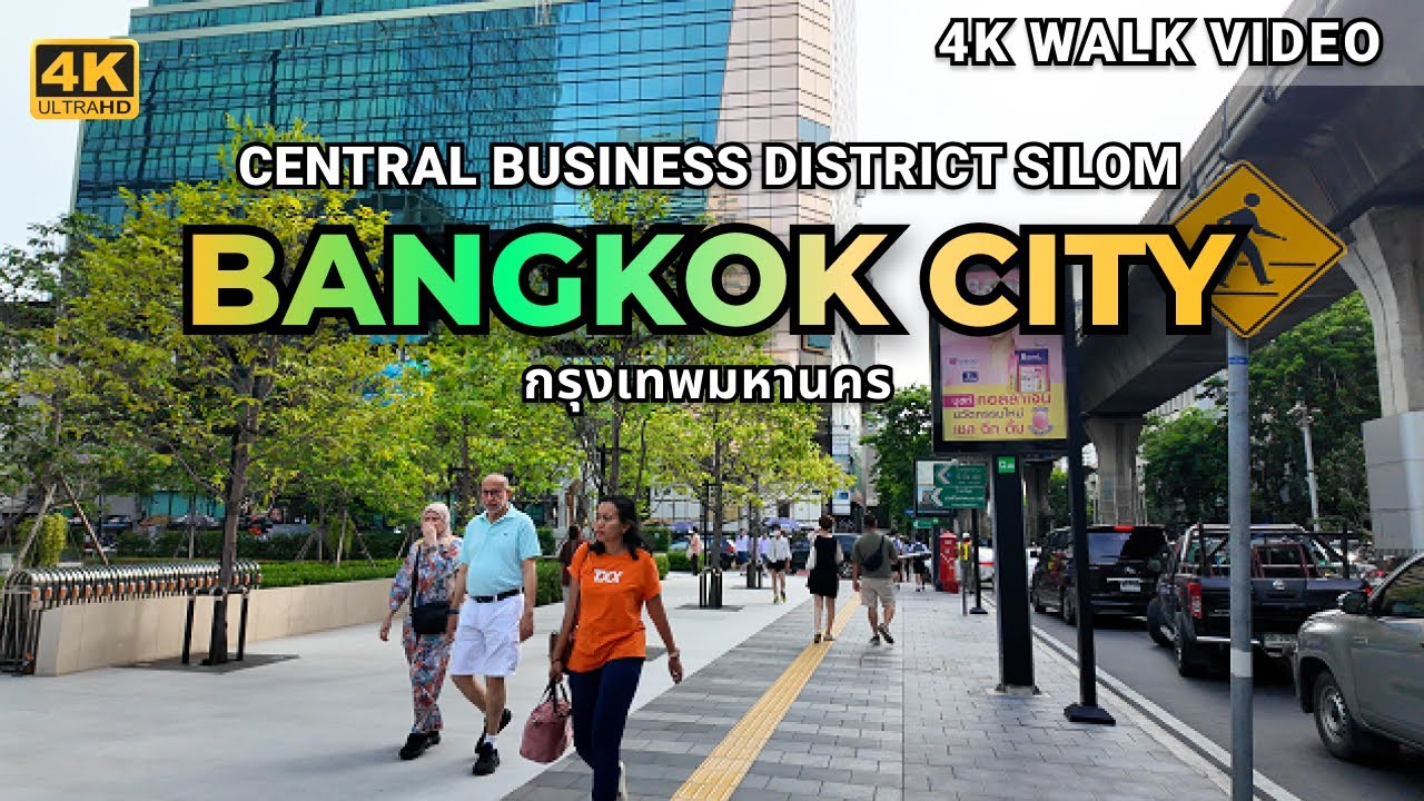 [4K HDR] 🔥 Mega City Bangkok 2024 | BTS Chong Nonsi - Sala Daeng - MRT Samyan | Thailand Street Walk