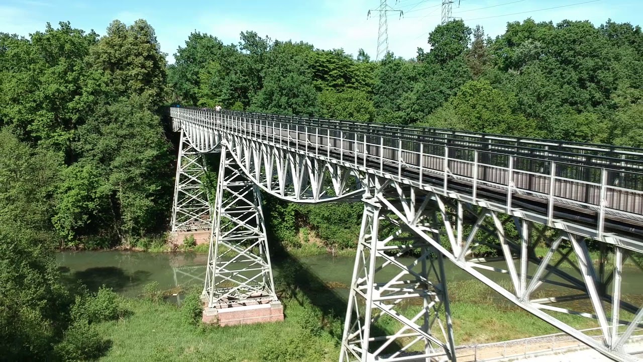 Most kolejki wąskotorowej w Koronowie
