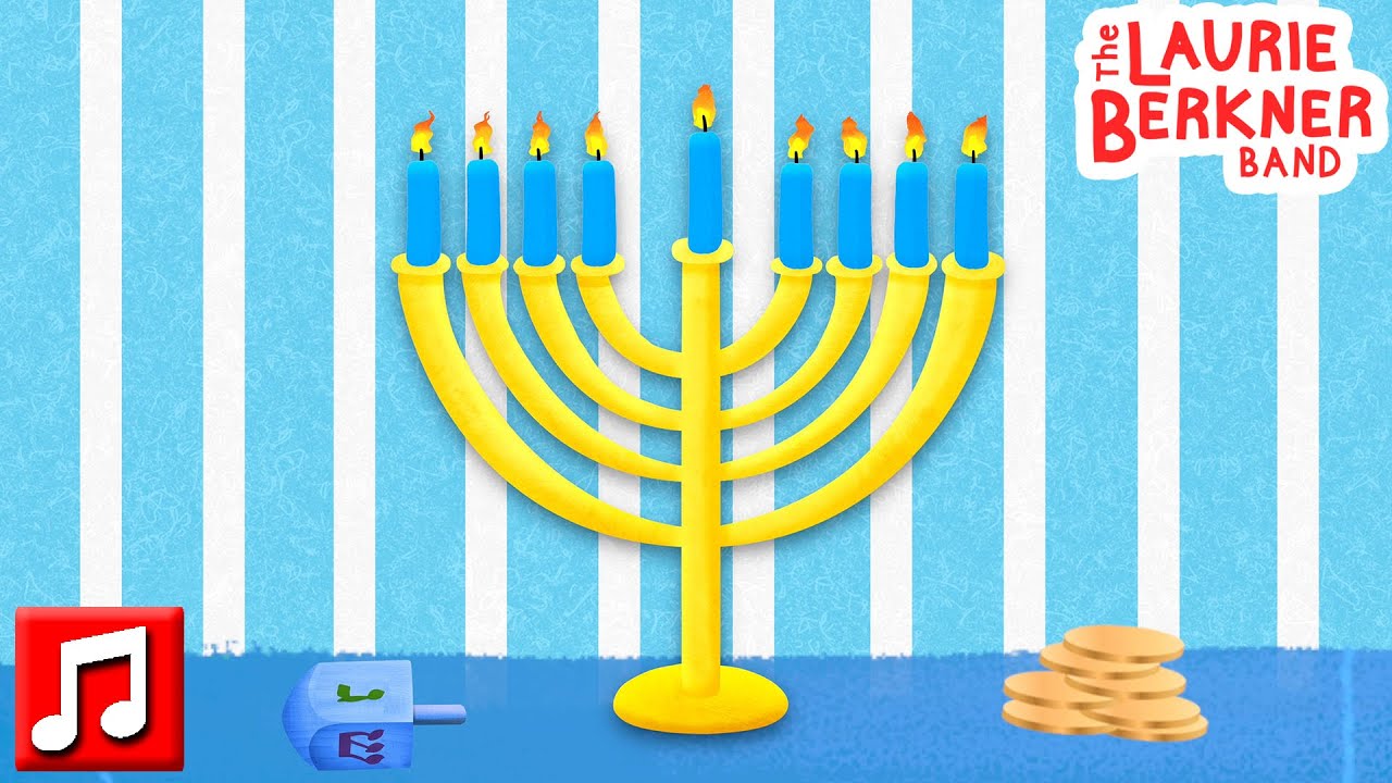 Lighting The Menorah 🕎 A Hanukkah Song for Kids | Chanukah Holiday Music Video
