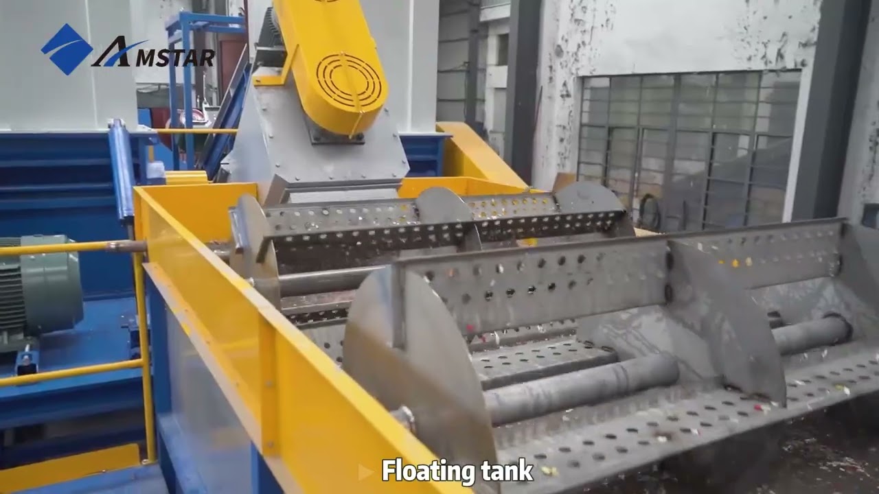 2T/hr HDPE PP Rigid Plastic Crushing and Washing Line In Swadlincote, UK