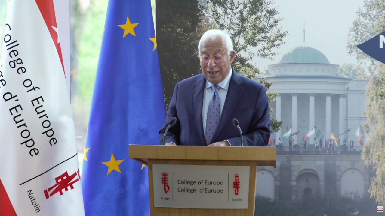 Ant&oacute;nio Costa: Przyszłość Europy, obronność i rozszerzenie w Natolinie | Amaravati Today