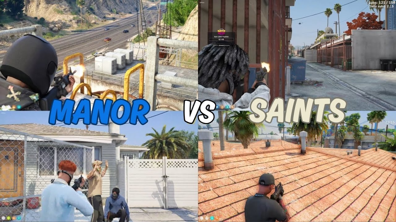 Manor Push Forum After Saints Robbed a Manor Hanground | Multi POV | NoPixel 4.0 GTA RP