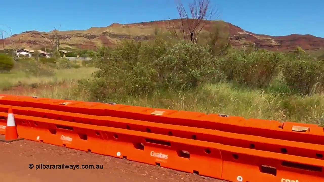 Wittenoom Townsite barricaded off for demolition.