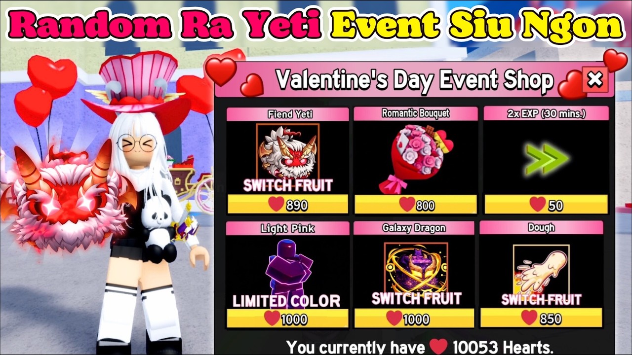 [BloxFruit] Bug Random Ra Yeti Siu Dễ Sự Kiện Ngon Nhất Siu Nhiều Đồ Xịn Limited