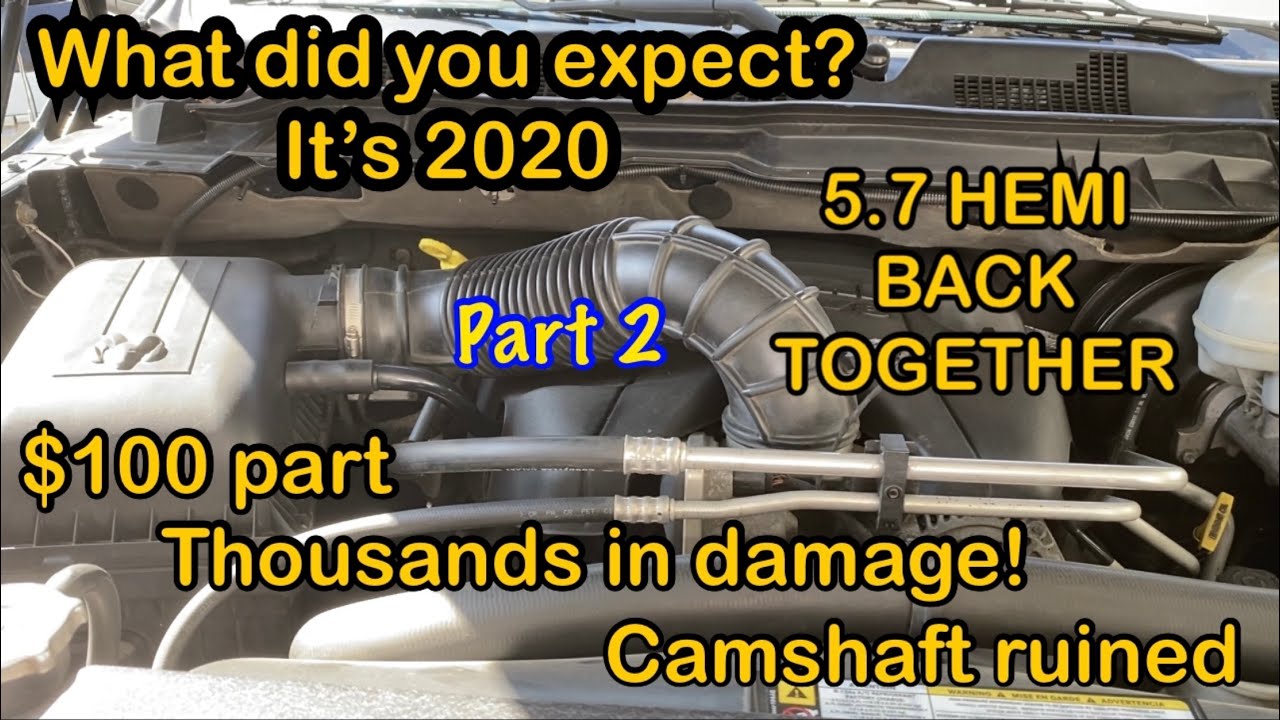 5.7 HEMI camshaft and lifter replacement (part 2)