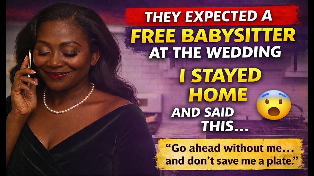 They Expected Me to Babysit for Free at the Wedding — So I Didn’t Show Up