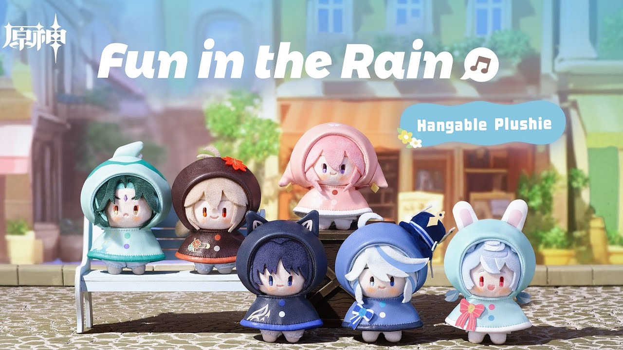 Genshin Impact Offical Fun in the Rain Hangable Plushie Doll