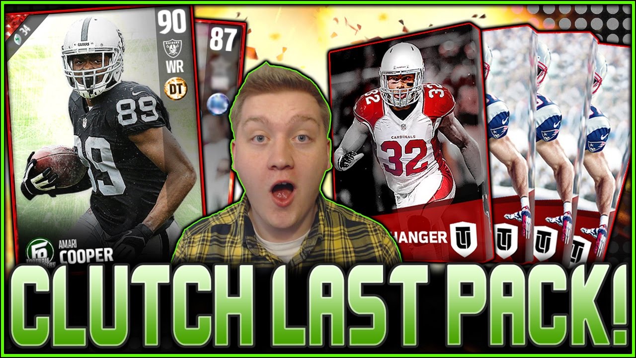 CLUTCH LAST PACK! | FO COOPER!! BEST WR IN MUT 17!? | MUT 17 PACK OPENING