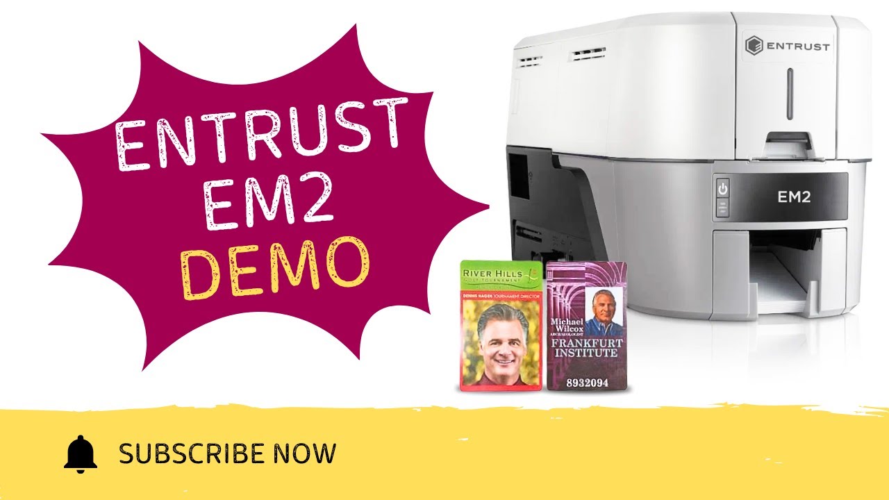 Entrust EM2 Direct-to-Card Printer | Affordable & Efficient ID Card Printing Solution