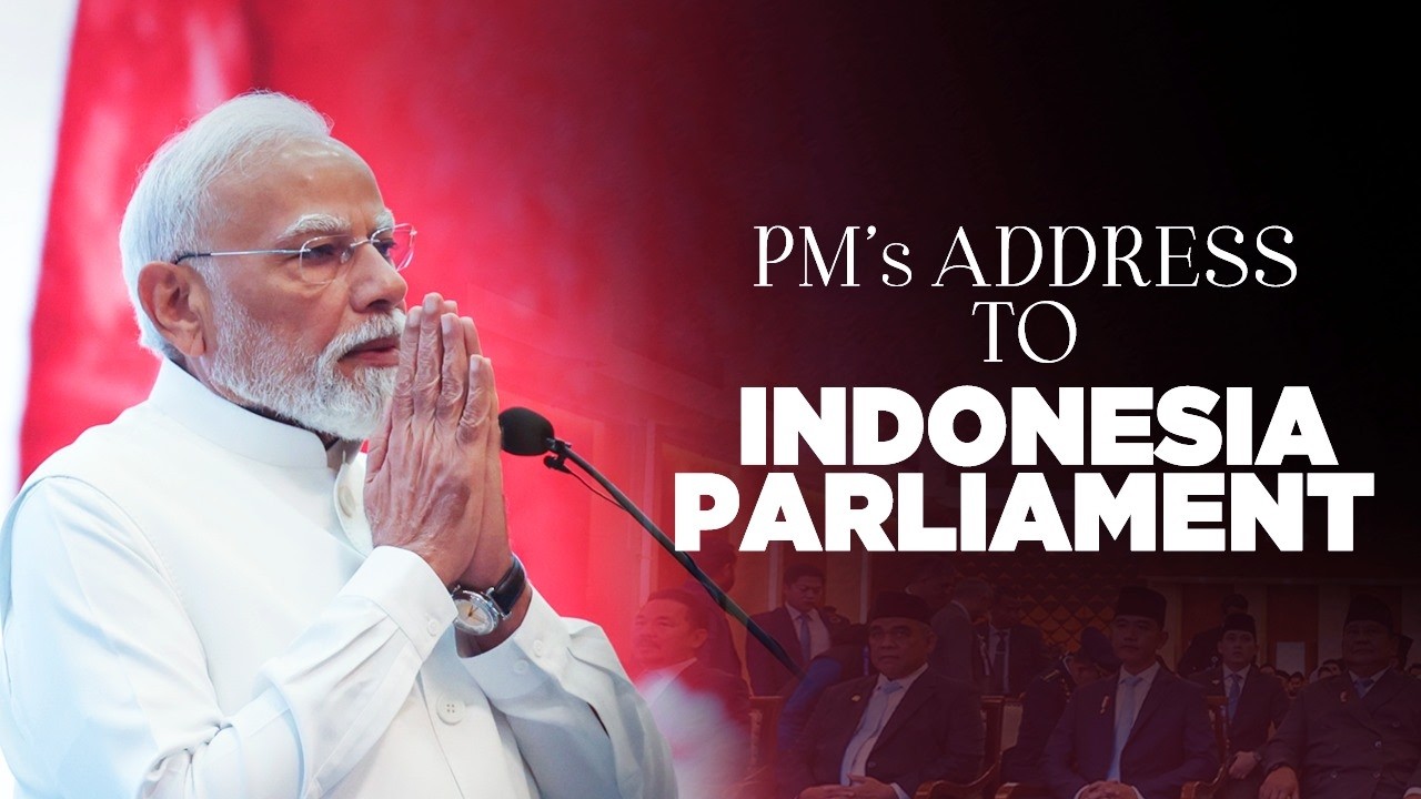LIVE: PM Modi addresses the Indonesia Parliament