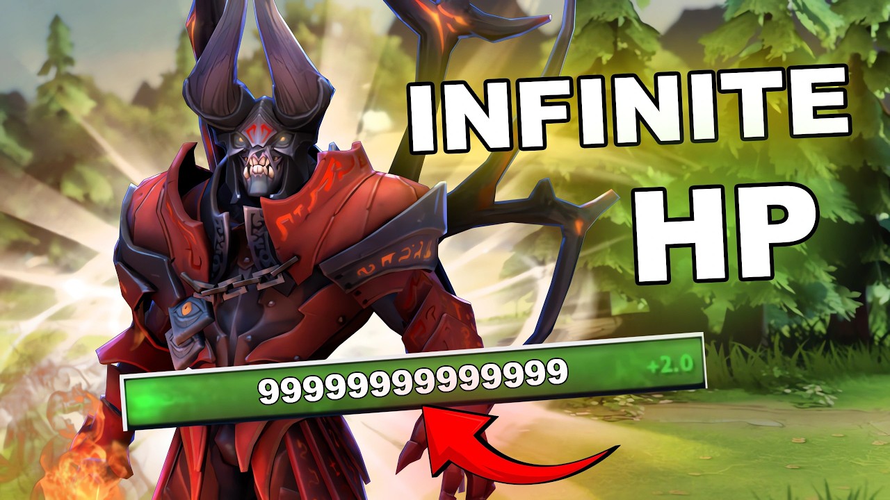 INFINITE HP - NEW DOTA 2 BUG ABUSE!