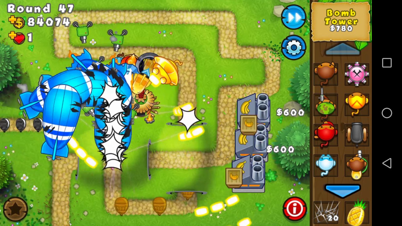 BTD5 Mobile - Monkey Lane - Mastery Mode - Impoppable - No Continue - NASRILLS - E1