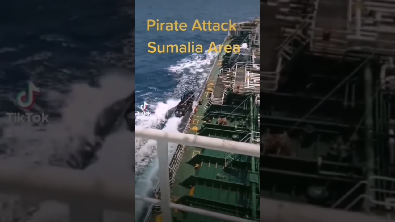 Pirate Attack in Somalia sea #pirates #seaman #seafarer