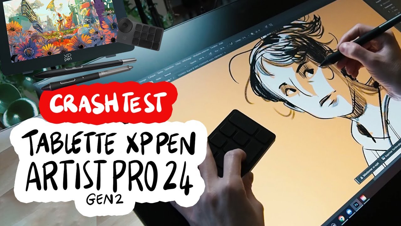 CRASH TEST - La nouvelle tablette écran XP-PEN Artist Pro 24 - la review ! 🔥