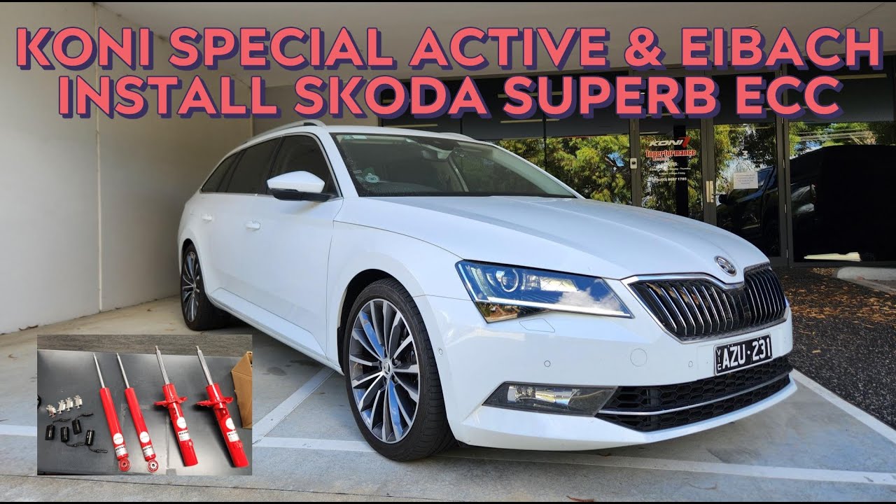 Fitting KONI Special Active shocks & ECC Delete to a Skoda Superb