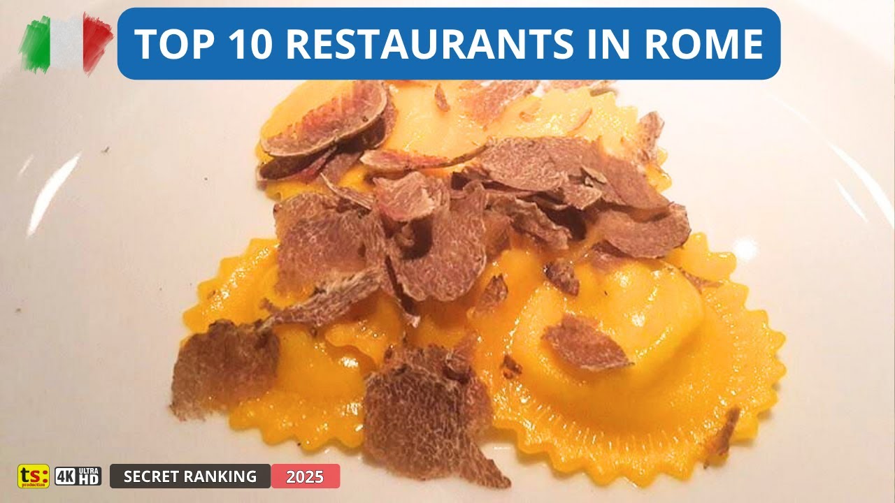 10 лучших ресторанов РИМА | Где поесть в Риме в 2025 году!