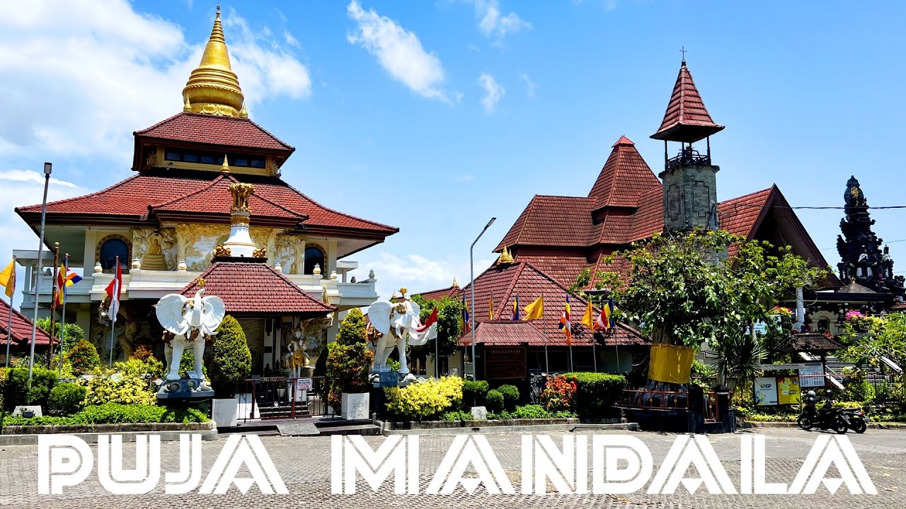 Puja Mandala - A unique picturesque complex with five temples of different religions - Bali Temples