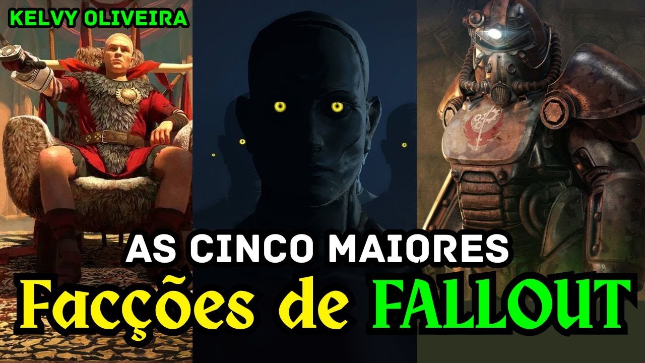 5 maiores facções de FALLOUT