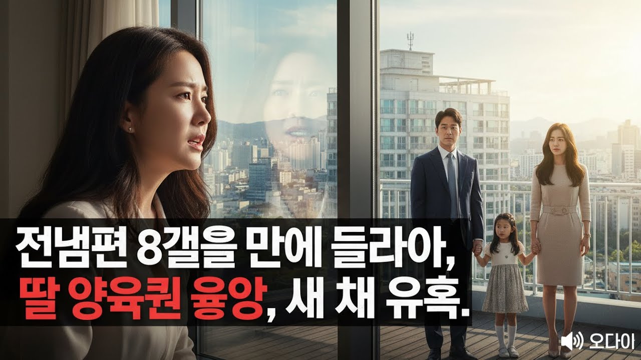 8개월 만에 돌아온 전남편, 딸 양육권 요구하며 새 아내를 끌어들였다