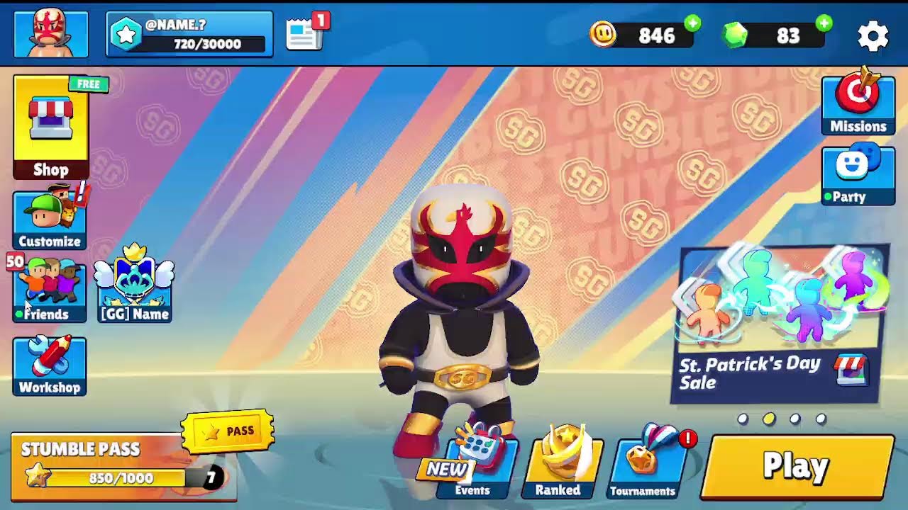 Stumble Guys Block Dash Live