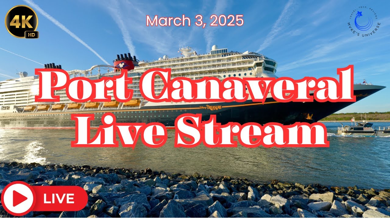 🔴 Port Canaveral Live Stream (4K) - The Cruise Capital of the World
