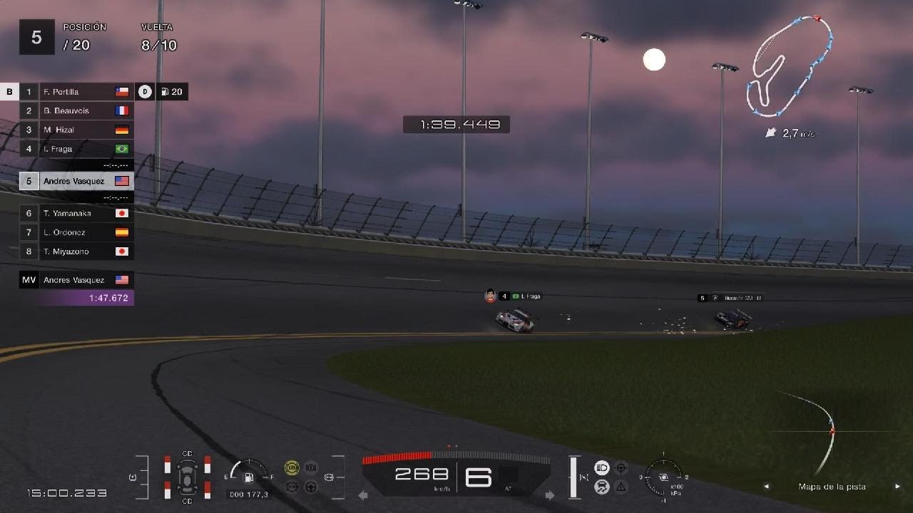 Gran Turismo ultimas vueltas en las 10 de Daytona