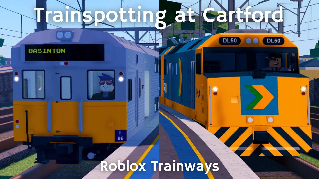 Trainspotting at Cartford | Roblox Trainways