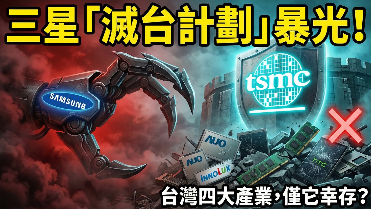 揭秘三星最陰狠手段！賣友求榮、惡意抹黑...台灣科技業差點被玩殘？🔥