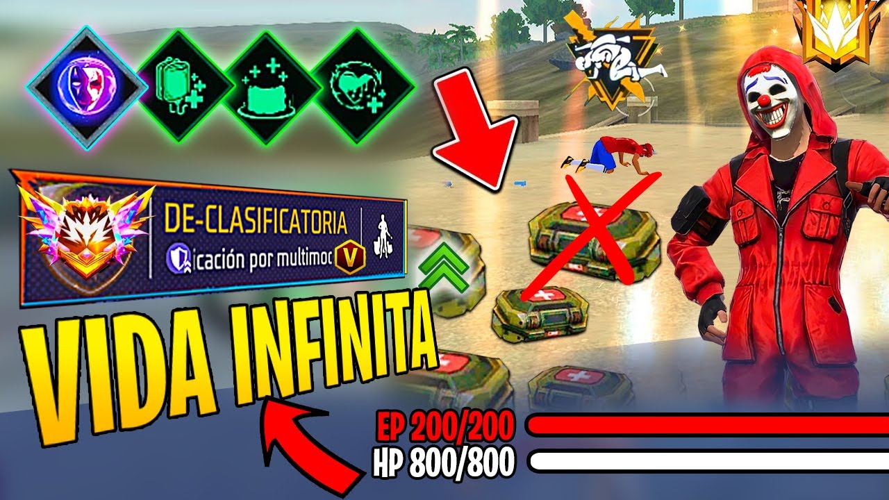 EL MEJOR COMBO DE HABILIDADES VIDA INFINITA PARA 