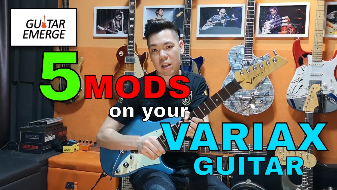 5 Mods you can do on your Line 6 Variax Guitar JTV69 or Standard