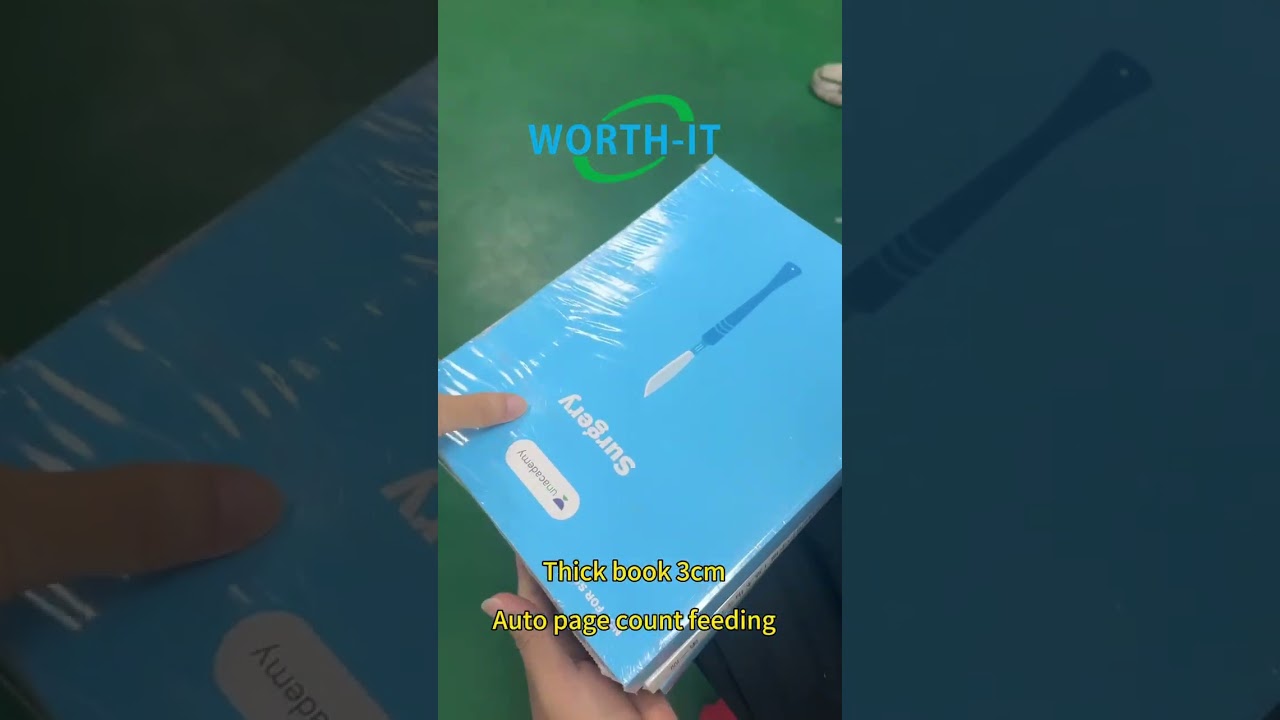 Thick book 3 cm auto page count feeding 