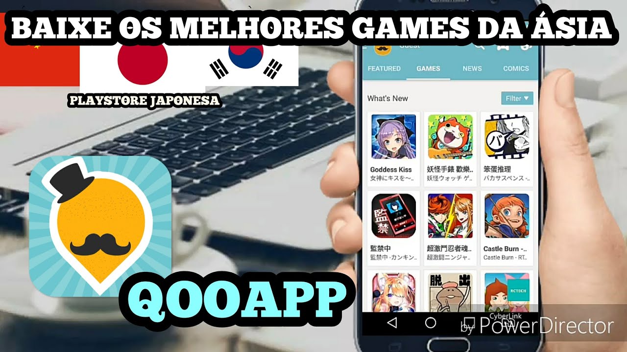QOOAPP - Playstore asi&aacute;tica (games antecipados)