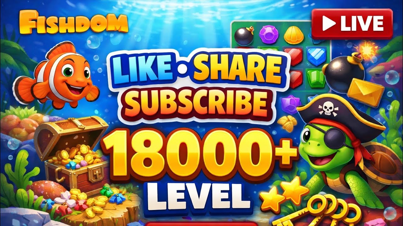 Fishdom 16600+ level |  subscribe & like = 🥰 | support my  channel | #indiangamer #games
