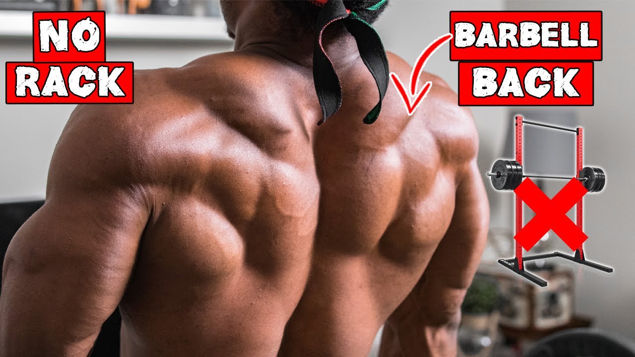 BARBELL BACK WORKOUT AT HOME | NO RACK NEEDED!