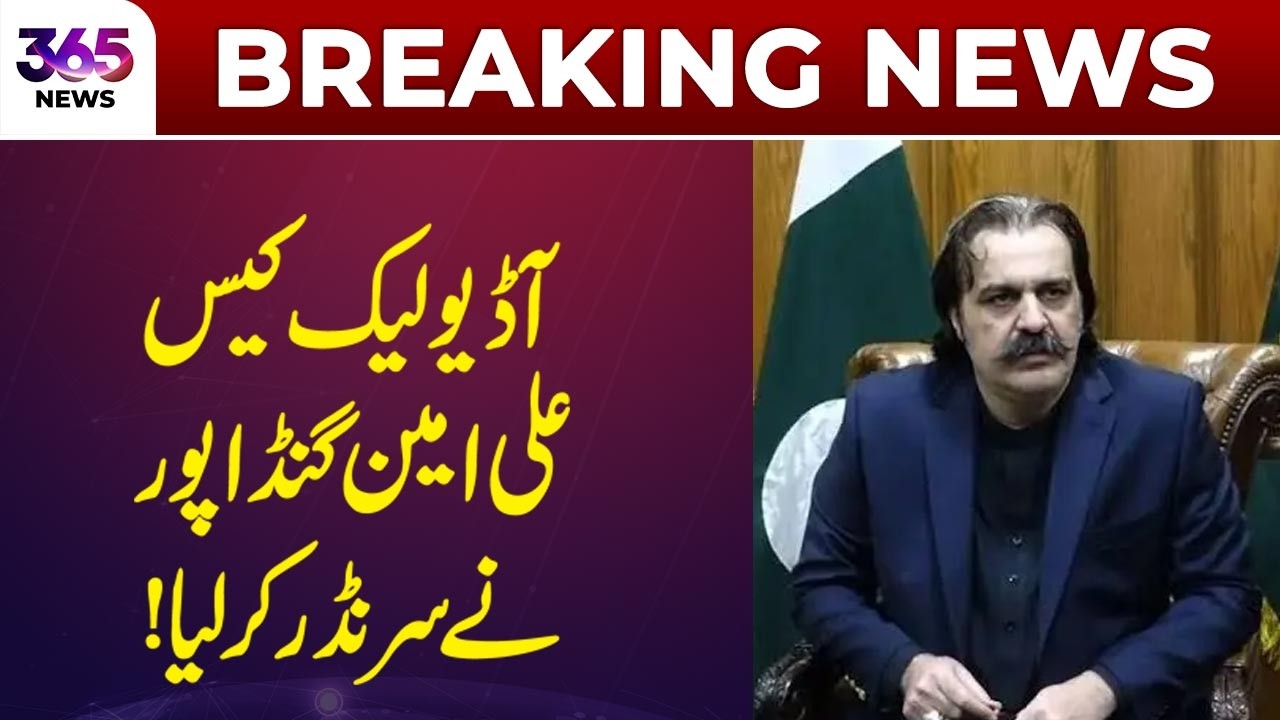 Audio leak controversy involving Ali Amin Gandapur | 365 Plus
