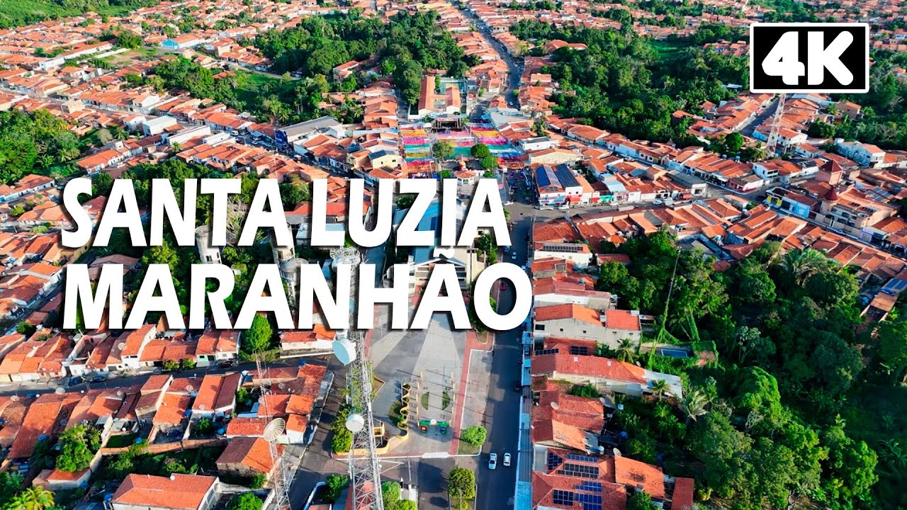 SANTA LUZIA DO MARANHÃO VISTA DE CIMA  |  4K