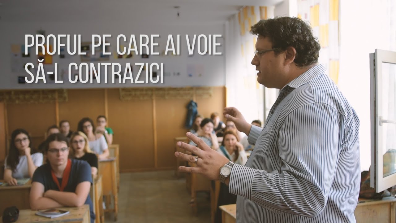 Proful pe care ai voie să-l contrazici