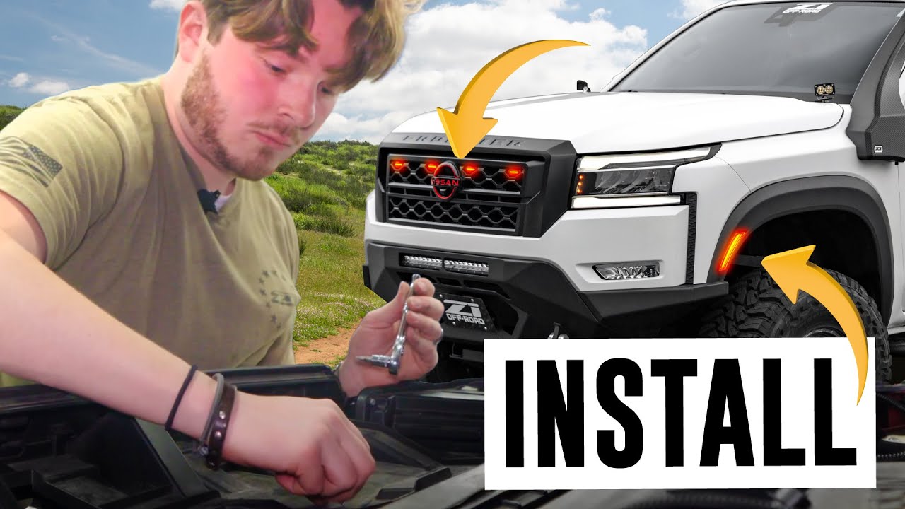 Z1 Nissan Frontier Clearance Light Combo Kit Install