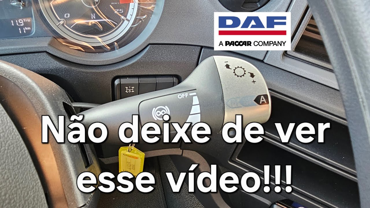 TROCA DE MARCHAS E FREIO MOTOR NO DAF XF 2025, SAIBA TODAS AS FUNÇÕES!!!