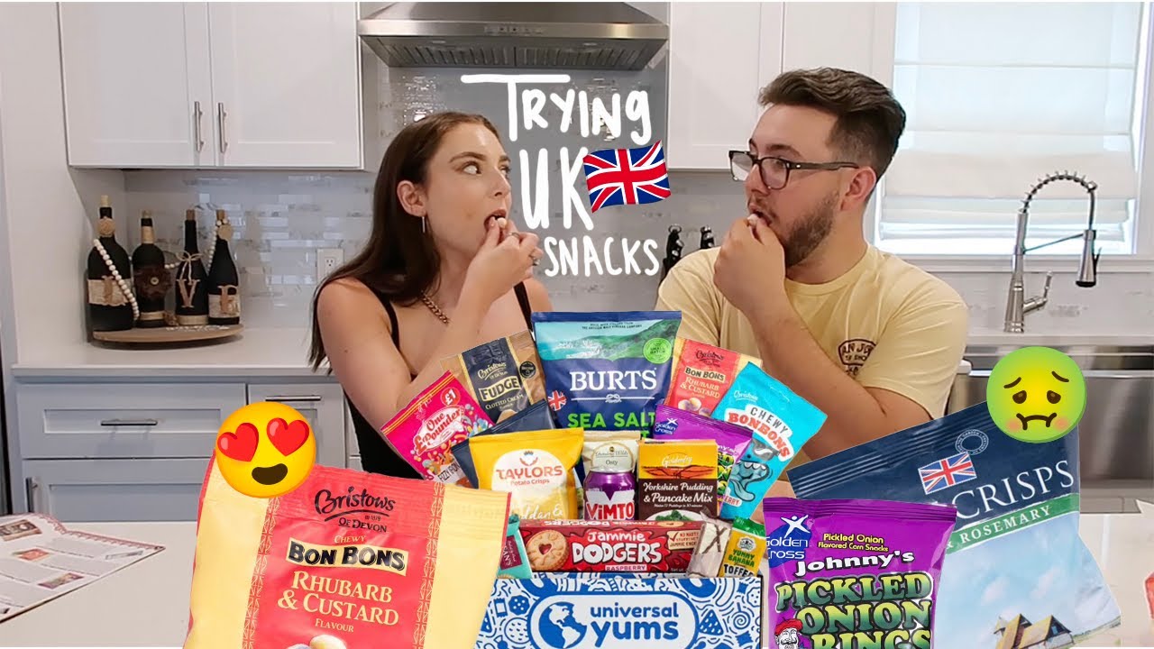 TRYING SNACKS FROM THE UK | Universal Yums Ep. 1 | Julia Spagnolia