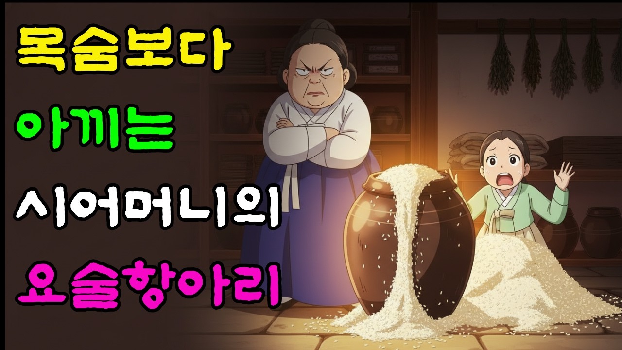 목숨보다 아끼는 시어머니의 요술항아리 야담ㅣ민담ㅣ전설ㅣ옛날이야기ㅣ오디오북ㅣ시어머니ㅣ며느리ㅣ항아리ㅣ요술항아리ㅣ수면